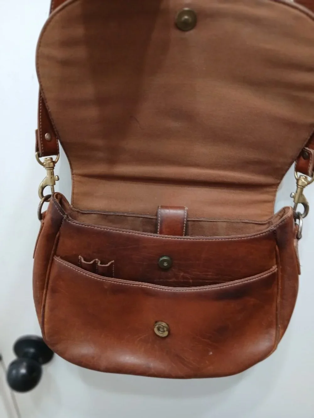 G.H.Bass & Co. Leather Satchel🤎